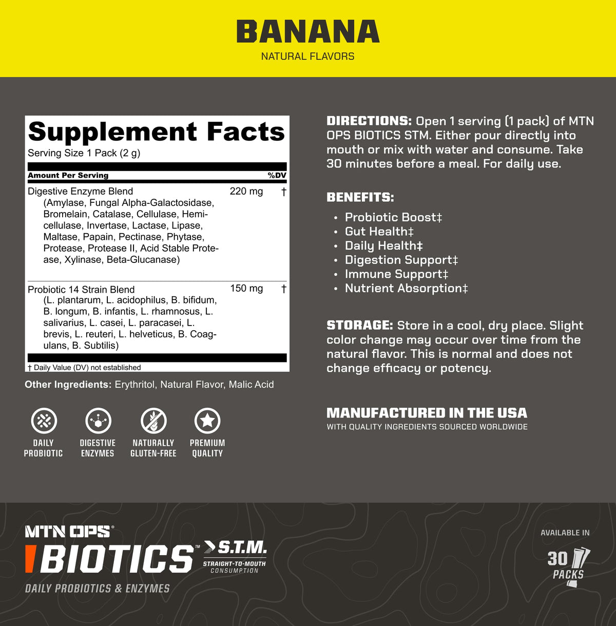 MTN OPS Biotics STM saveur Pastèque