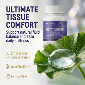 MTSIUEK Nattokinase 4000 FU supplément avec un verre d'eau