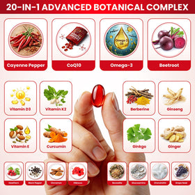 MULIXOR Gélules de Poivre de Cayenne 240 Softgels côté