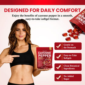 MULIXOR Gélules de Poivre de Cayenne 240 Softgels en usage quotidien