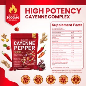MULIXOR Gélules de Poivre de Cayenne 240 Softgels vue arrière