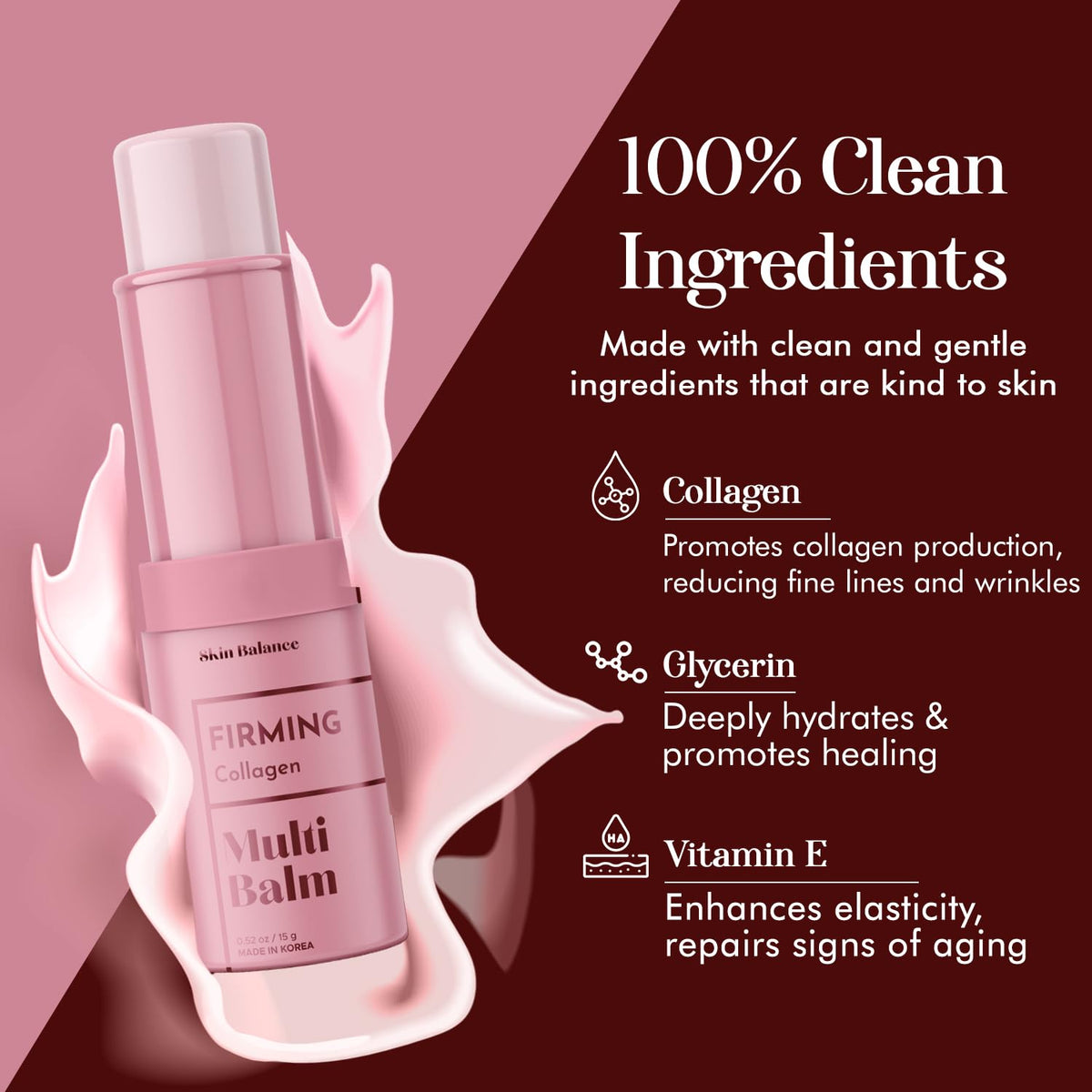 Multi-Balm Collagène Skin Balance en utilisation sous les yeux