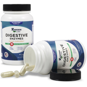 Multi-Enzymes Zenesis Labs capsules avec étiquette visible
