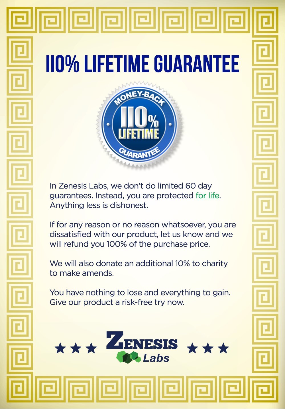 Multi-Enzymes Zenesis Labs en capsules sur un fond neutre