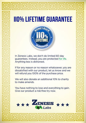 Multi-Enzymes Zenesis Labs en capsules sur un fond neutre