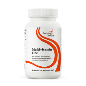 Multivitamin One de Seeking Health, boîte de 45 capsules vue de face