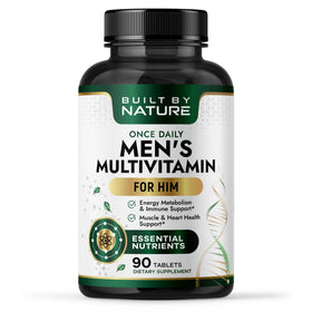 Multivitamin pour Hommes Built by Nature - boîte de 90 comprimés