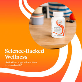 Multivitamine à mâcher Seeking Health, arrière de l'emballage