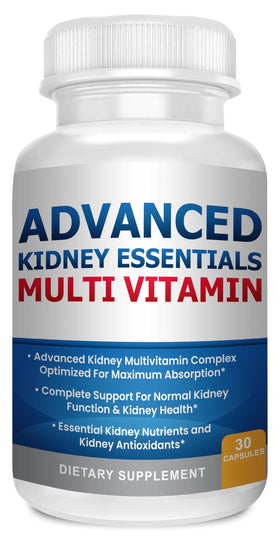 Multivitamine Essentielle pour les Reins de Kidney Restore, 30 capsules en boîte