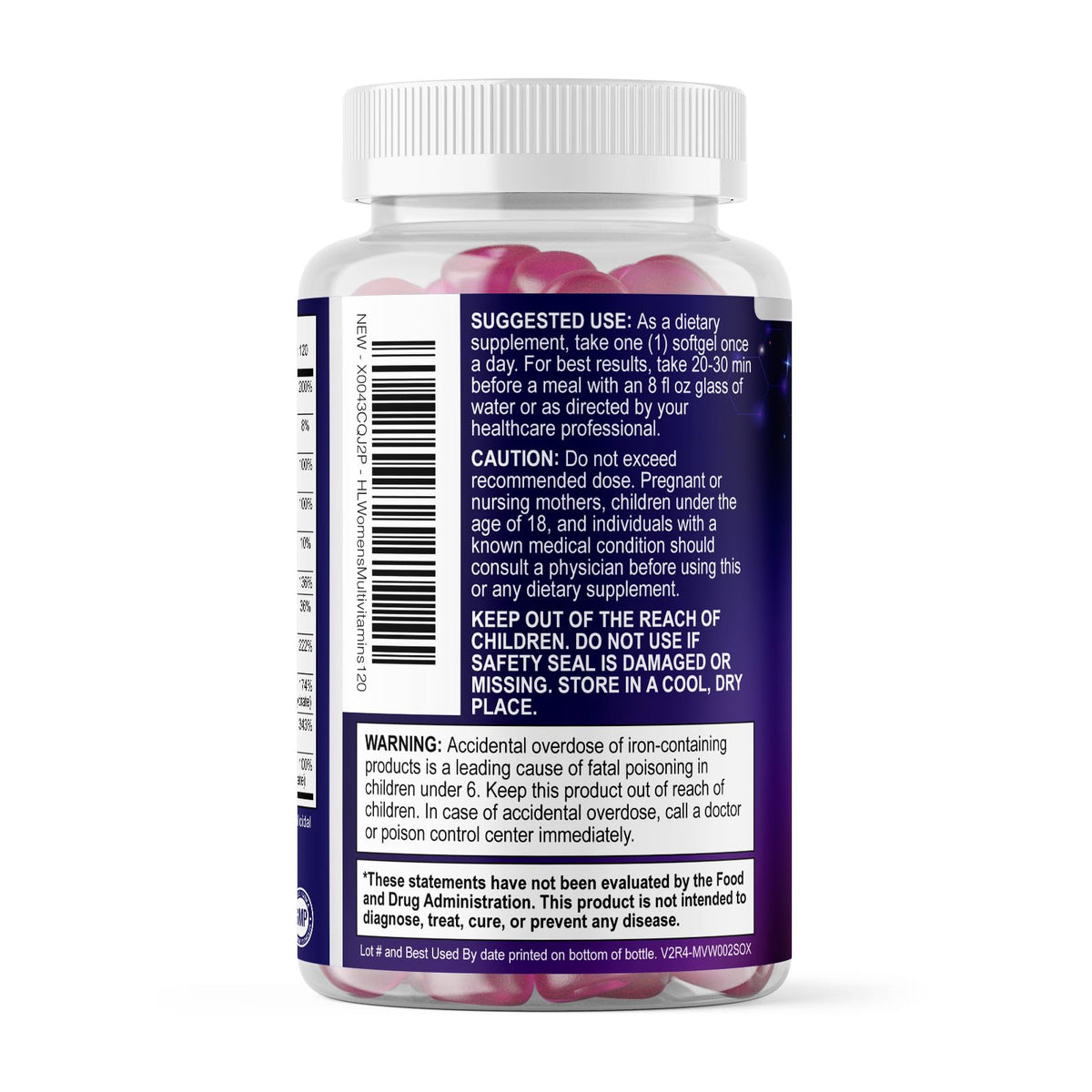 Multivitamine femme Hello Lovely! dans une main