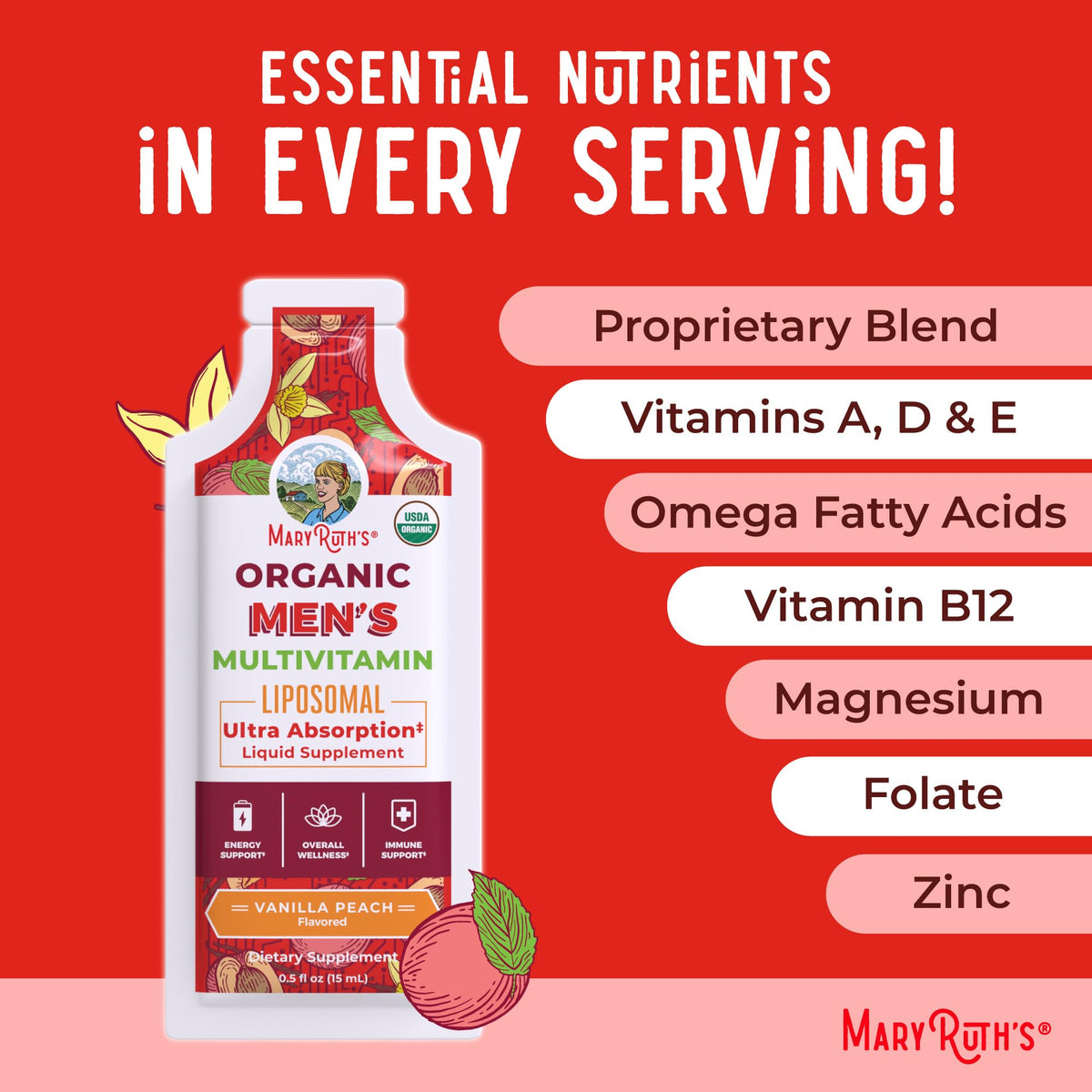 Multivitamine MARYRUTH'S dans un environnement de cuisine