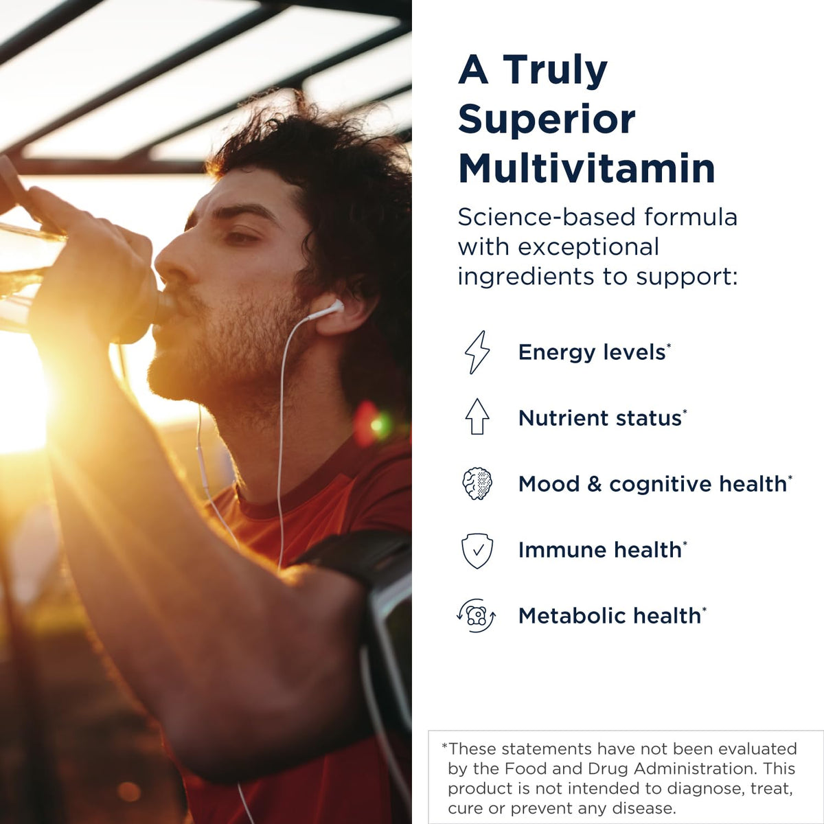 Multivitamine Methylée Designs for Health 60 Capsules vue arrière