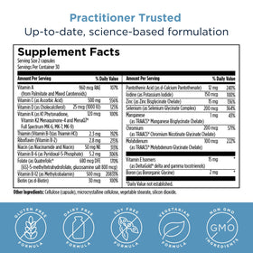 Multivitamine Methylée Designs for Health dans un environnement de cuisine