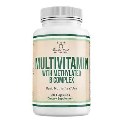 Multivitamine Methylée Double Wood 60 Capsules vue avant