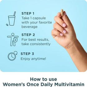 Multivitamine Methylée Femme Ancient Nutrition, mise en scène avec des ingrédients naturels