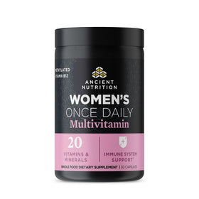 Multivitamine Methylée Femme Ancient Nutrition, vue avant, contenant 20 vitamines