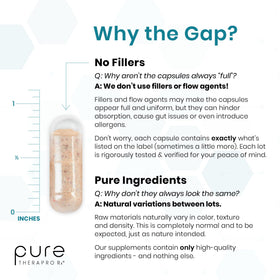 Multivitamine méthylée Pure Therapro Rx avec un verre d'eau