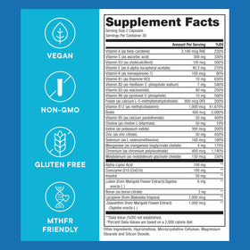 Multivitamine méthylée Super Natural Goods 1000mcg B12 arrière
