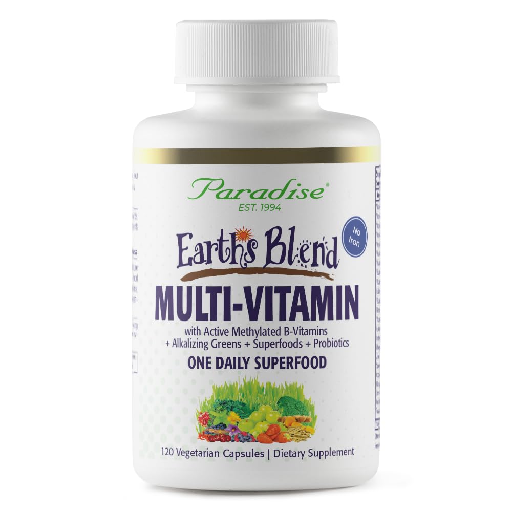 Multivitamine Paradise Herbs 120 capsules vue de face