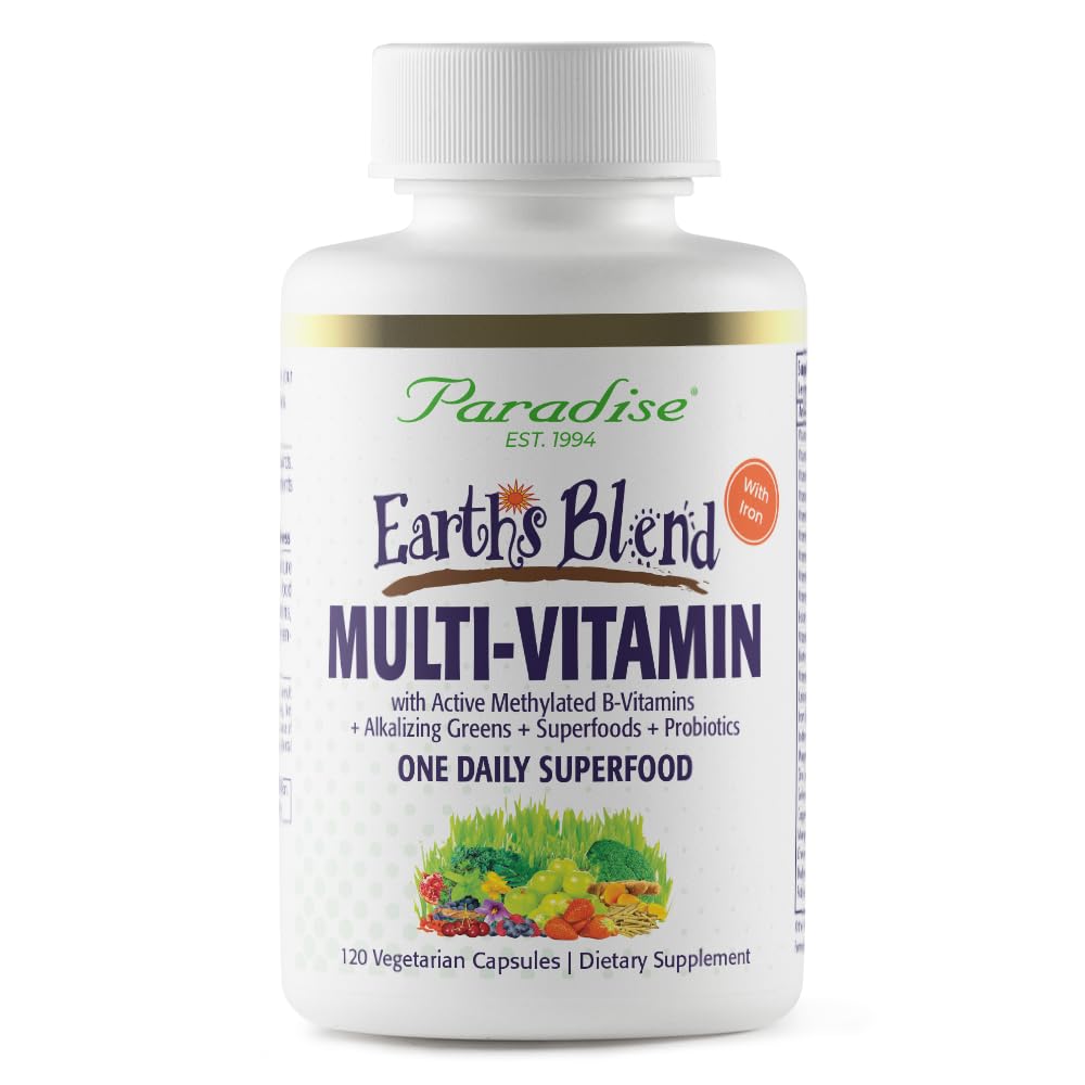 Multivitamine Paradise Herbs 120 capsules vue de face
