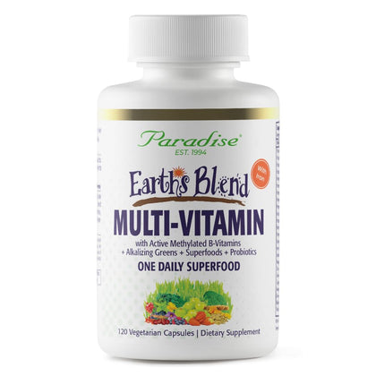 Multivitamine Paradise Herbs 120 capsules vue de face