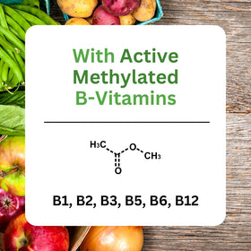 Multivitamine Paradise Herbs avec un verre d'eau