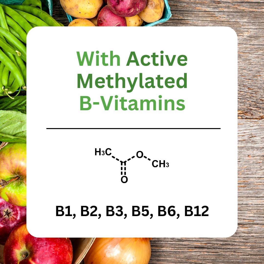 Multivitamine Paradise Herbs sur une surface en bois