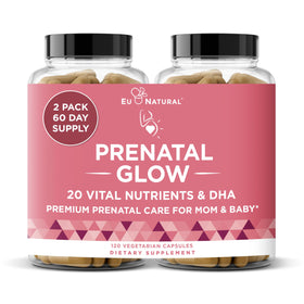 Multivitamine Prénatale Eu Natural 120 Capsules Végétariennes vue de face