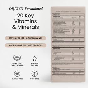 Multivitamine quotidienne pour femmes de Perelel, vue de face