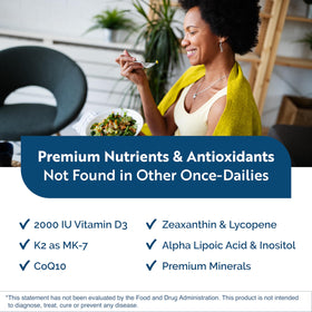 Multivitamine Quotidienne Researched Nutritionals 60 Capsules avec étiquette