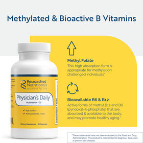 Multivitamine Quotidienne Researched Nutritionals 60 Capsules côté