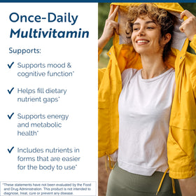 Multivitamine Quotidienne Researched Nutritionals 60 Capsules vue arrière