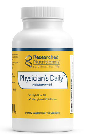 Multivitamine Quotidienne Researched Nutritionals 60 Capsules vue avant