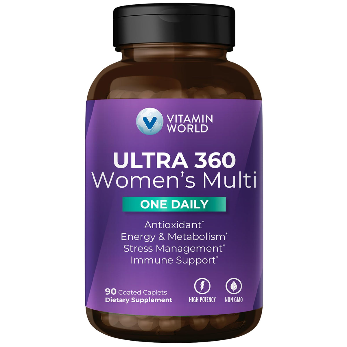 Multivitamine Ultra 360 Femme de Vitamin World, caplet pratique
