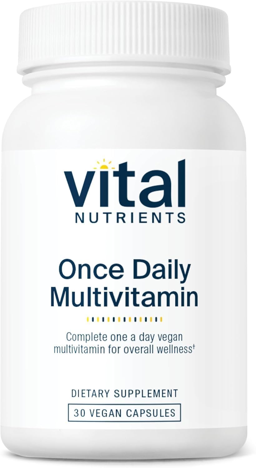 Multivitamine Végétalienne Vital Nutrients 30 Capsules vue de face