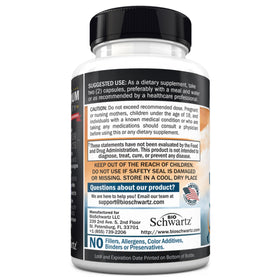 Multivitamines BioSchwartz pour hommes avec ingrédients clés