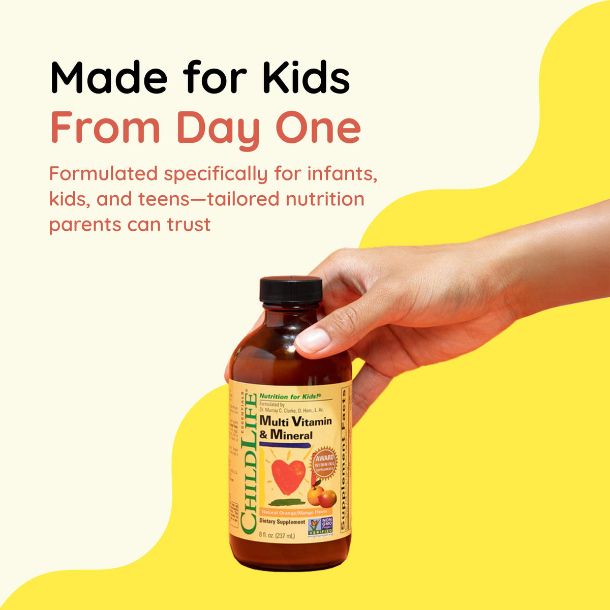 Multivitamines CHILDLIFE ESSENTIALS, deux flacons ensemble