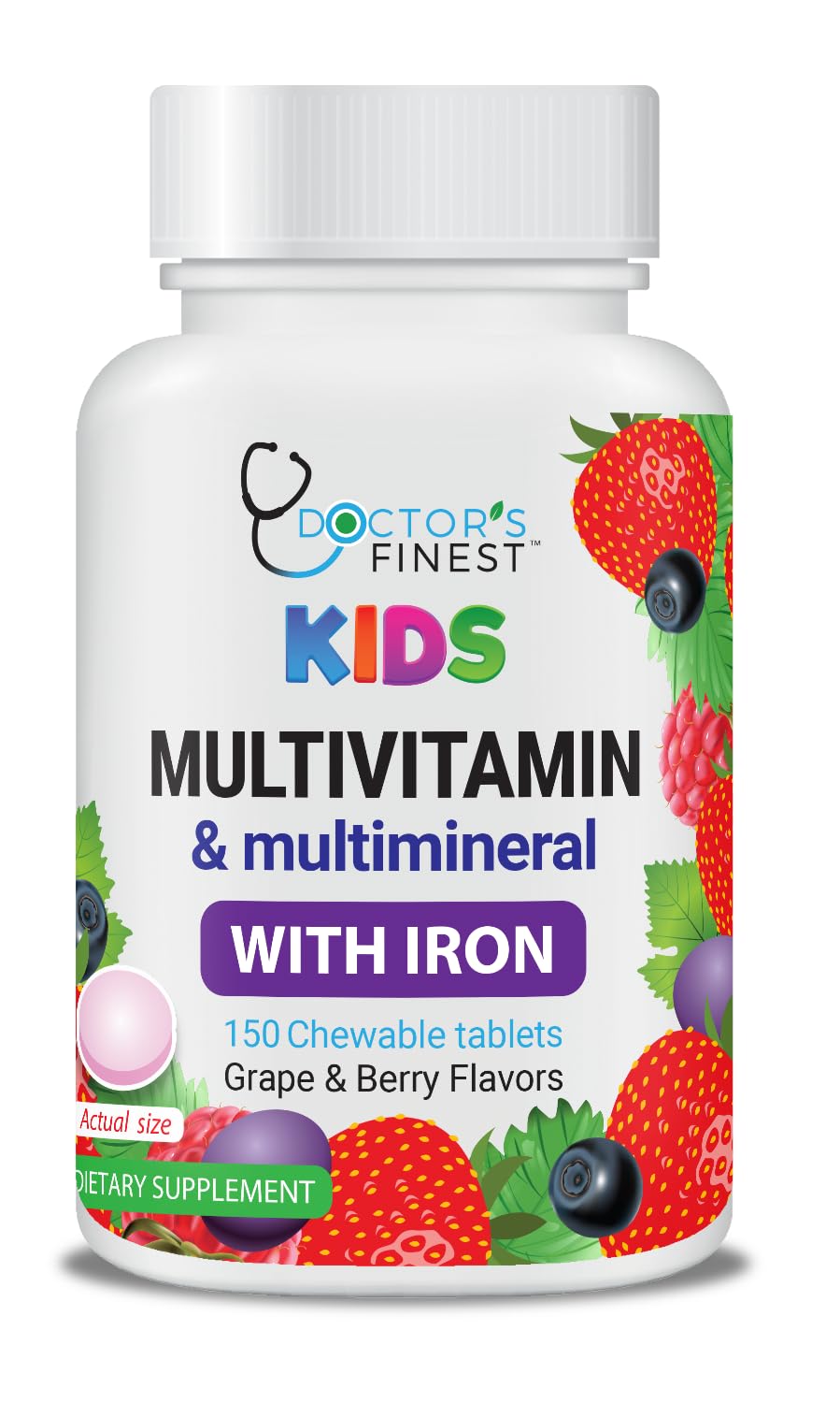 Multivitamines et Multiminéraux avec Fer Doctors Orders - emballage avant