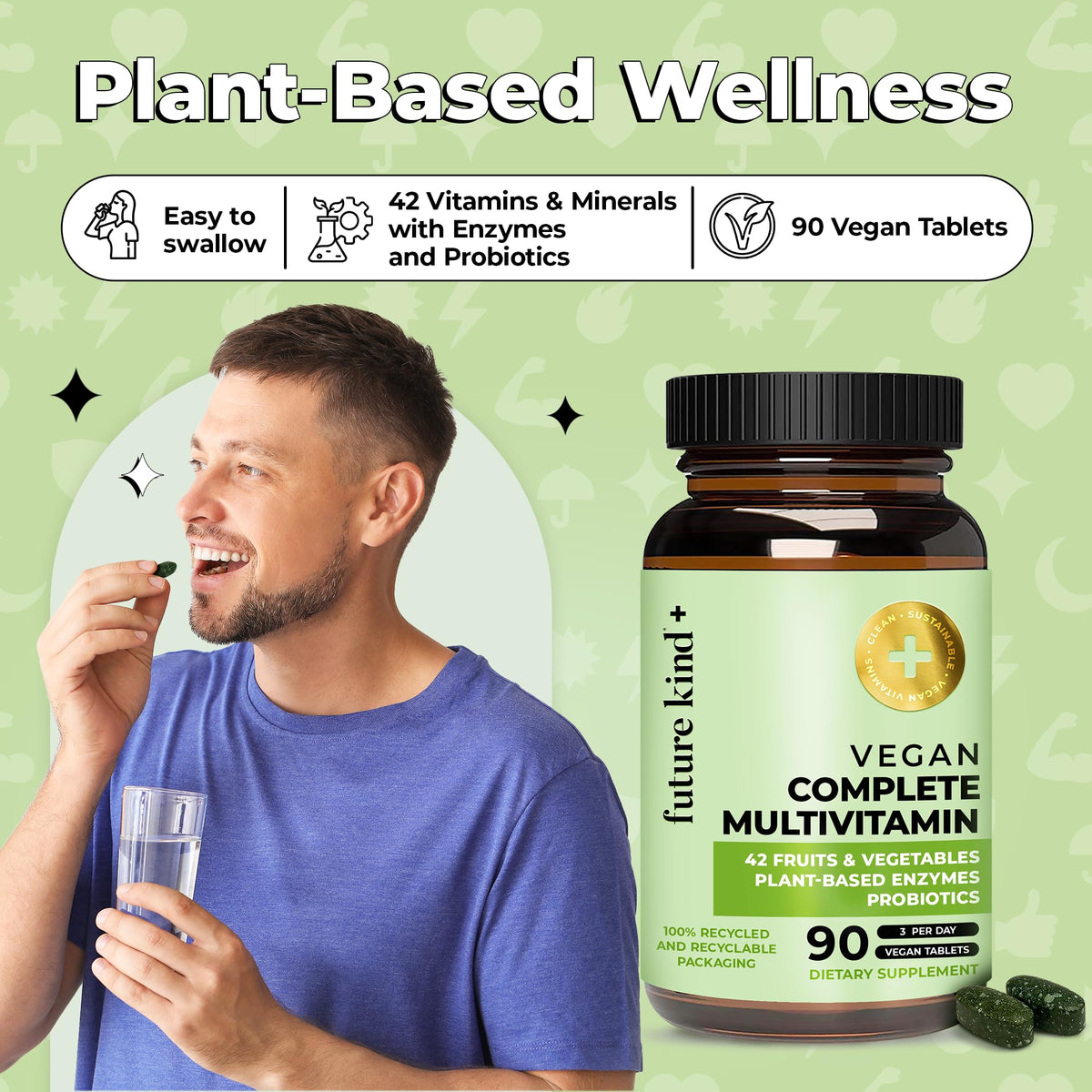 Multivitamines Future Kind avec fruits et légumes naturels