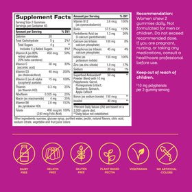 Multivitamines Gummy Femmes Nature's Way sur une table