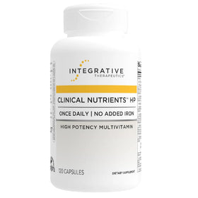 Multivitamines HP Integrative Therapeutics - Flacon de 120 comprimés devant un fond blanc
