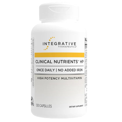 Multivitamines HP Integrative Therapeutics - Flacon de 120 comprimés devant un fond blanc