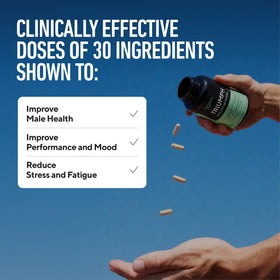 Multivitamines LEGION Triumph pour hommes, vue de côté