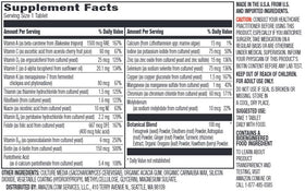 Multivitamines masculines Elements boîte avec 65 comprimés