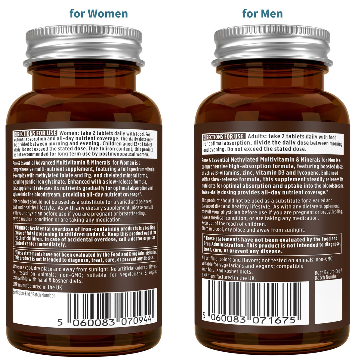 Multivitamines méthylées Igennus sur fond neutre