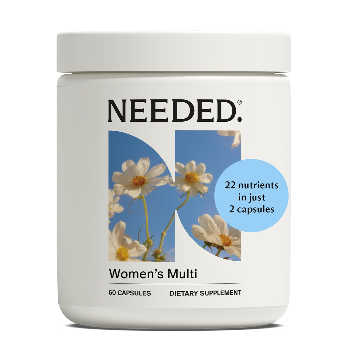 Multivitamines Needed. pour femmes, boîte de 60 capsules