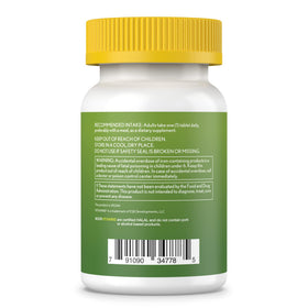 Multivitamines Noor Vitamins avec un verre d'eau