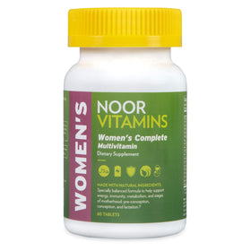 Multivitamines Noor Vitamins Halal Femmes 60 capsules vue de face