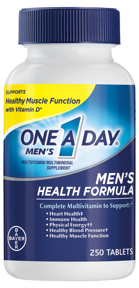 Multivitamines ONE A DAY pour hommes vue avant avec emballage