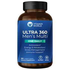 Multivitamines Ultra 360 pour Hommes Vitamin World, caplet unique